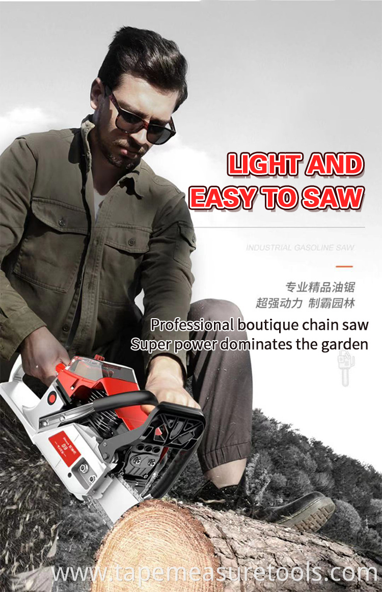 Multifunctional chain saw logging saw high power gasoline saw small handheld household tree felling electromechanical chain saw